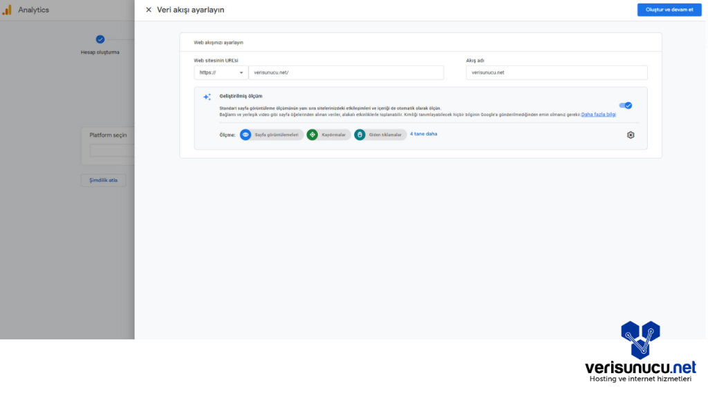 Google Analytics Veri Akışı