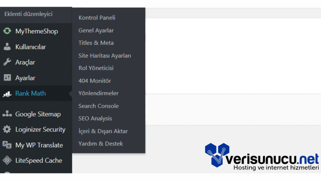 Rank Math SEO Ayarları