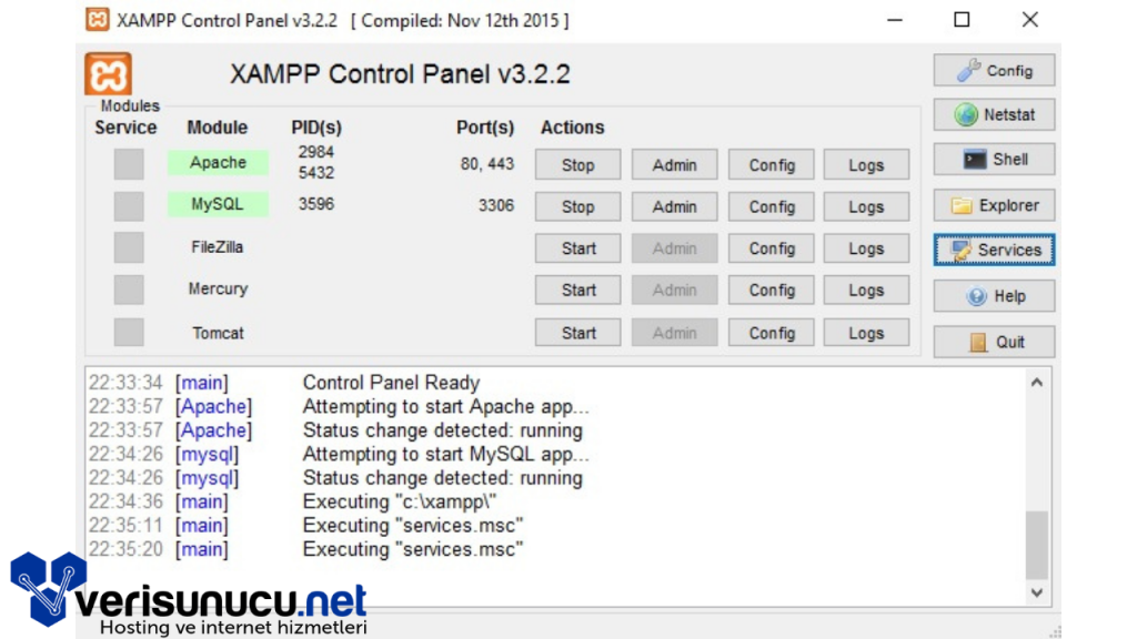 XAMPP ile Localhost Kurulumu