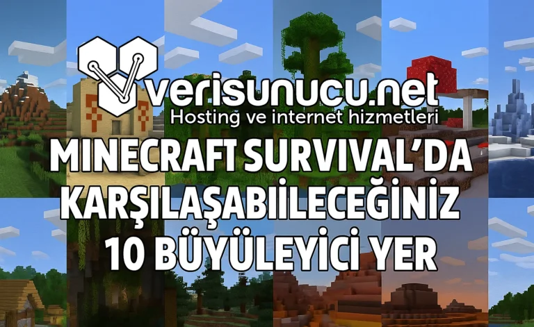 Minecraft Survival'da Karşılaşabileceğiniz 10 Büyüleyici Yer (2025)
