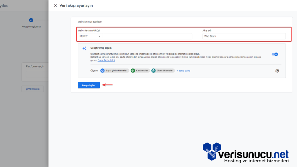 Google Analytics Veri Akışı