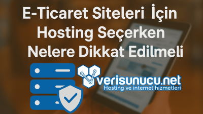E-Ticaret Siteleri İçin Hosting Seçerken Nelere Dikkat Edilmeli