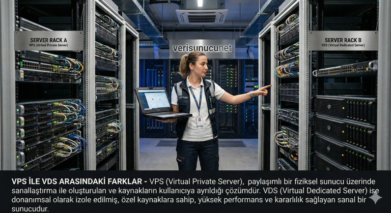 2026 Rehberi: VPS ve VDS Arasındaki Farklar Nelerdir? Hangi Sunucuyu Seçmelisiniz?