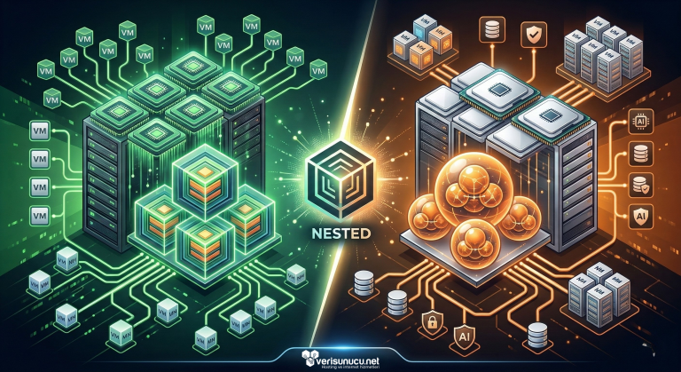 AMD ve Intel Xeon Nested Sunucu Arasındaki Farklar: 2026 Rehberi