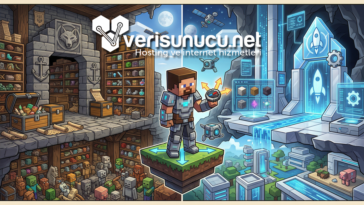 Modrinth vs CurseForge (2026) - Hangi Minecraft Mod Platformu Daha İyi - Verisunucu.net