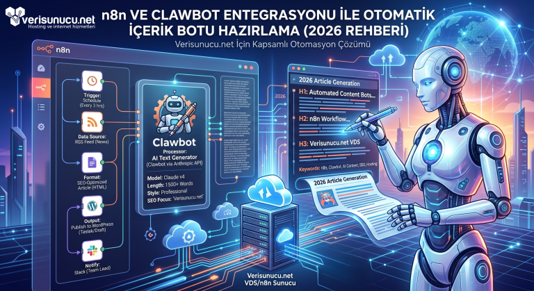 n8n ve Clawbot Entegrasyonu ile Otomatik İçerik Botu Hazırlama (2026 Kapsamlı Rehber)
