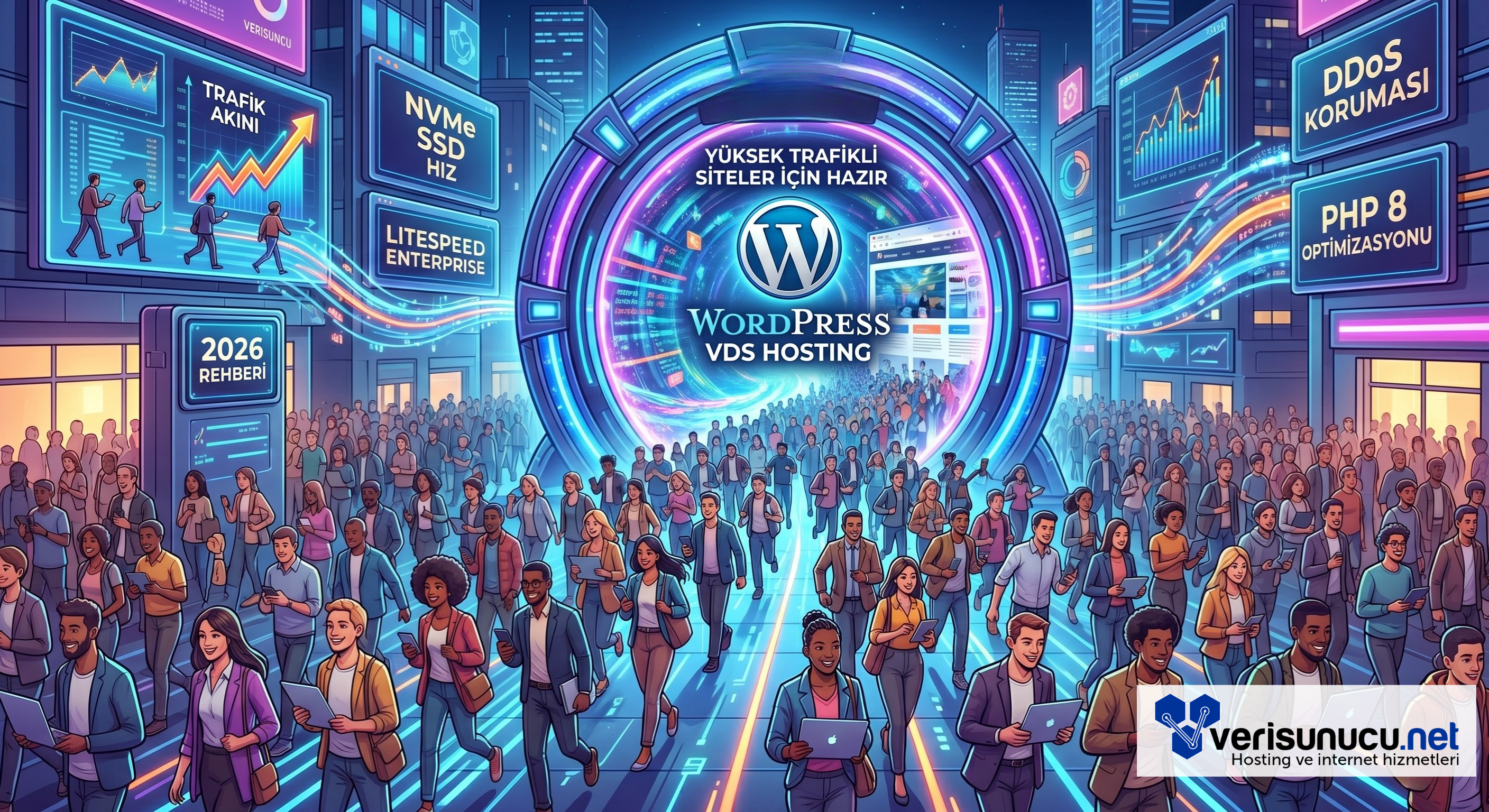 Yüksek Trafikli Siteler İçin WordPress Hosting Rehberi: Siteniz Ziyaretçi Akınına Hazır Mı? (2026)