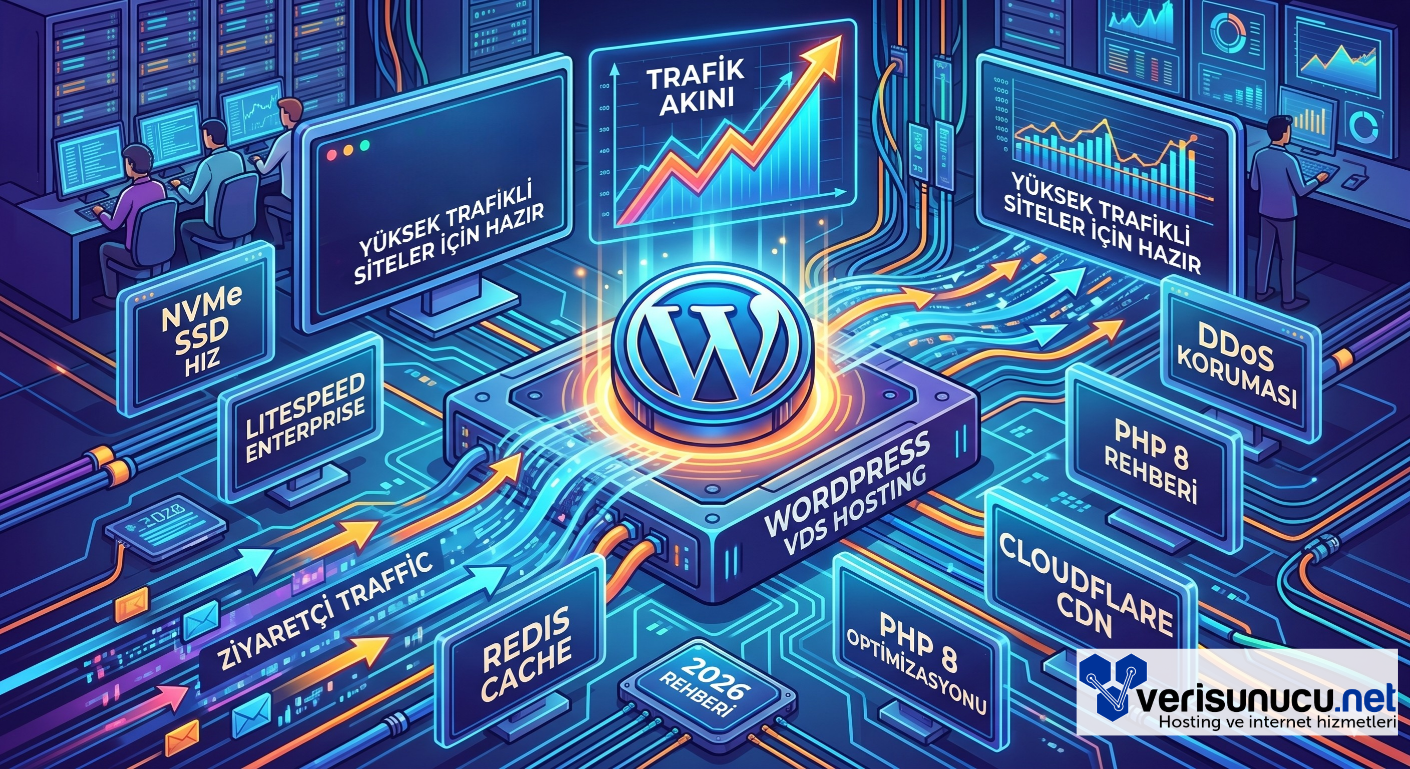 Yüksek Trafikli Siteler İçin WordPress Hosting Rehberi: Siteniz Ziyaretçi Akınına Hazır Mı? (2026)