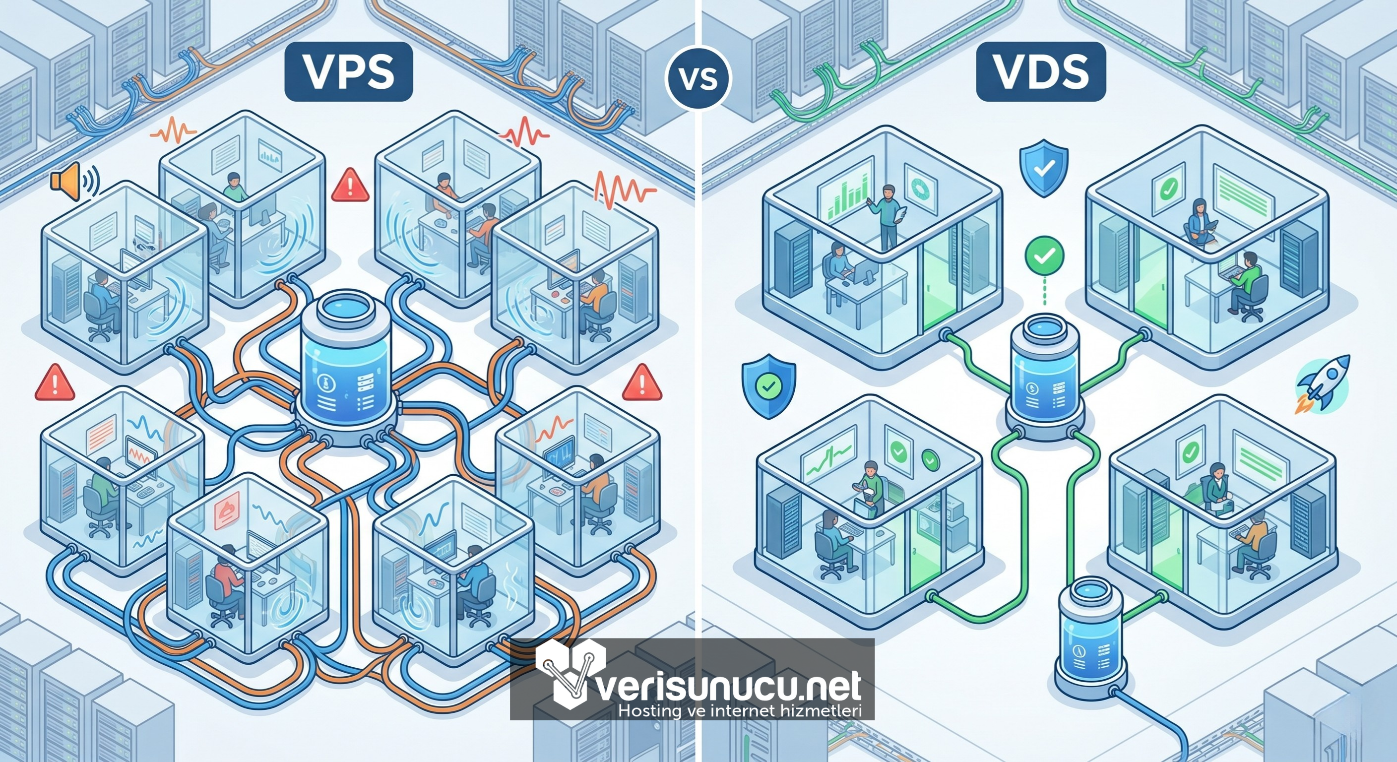 VDS ve VPS Arasındaki Farklar Nelerdir?