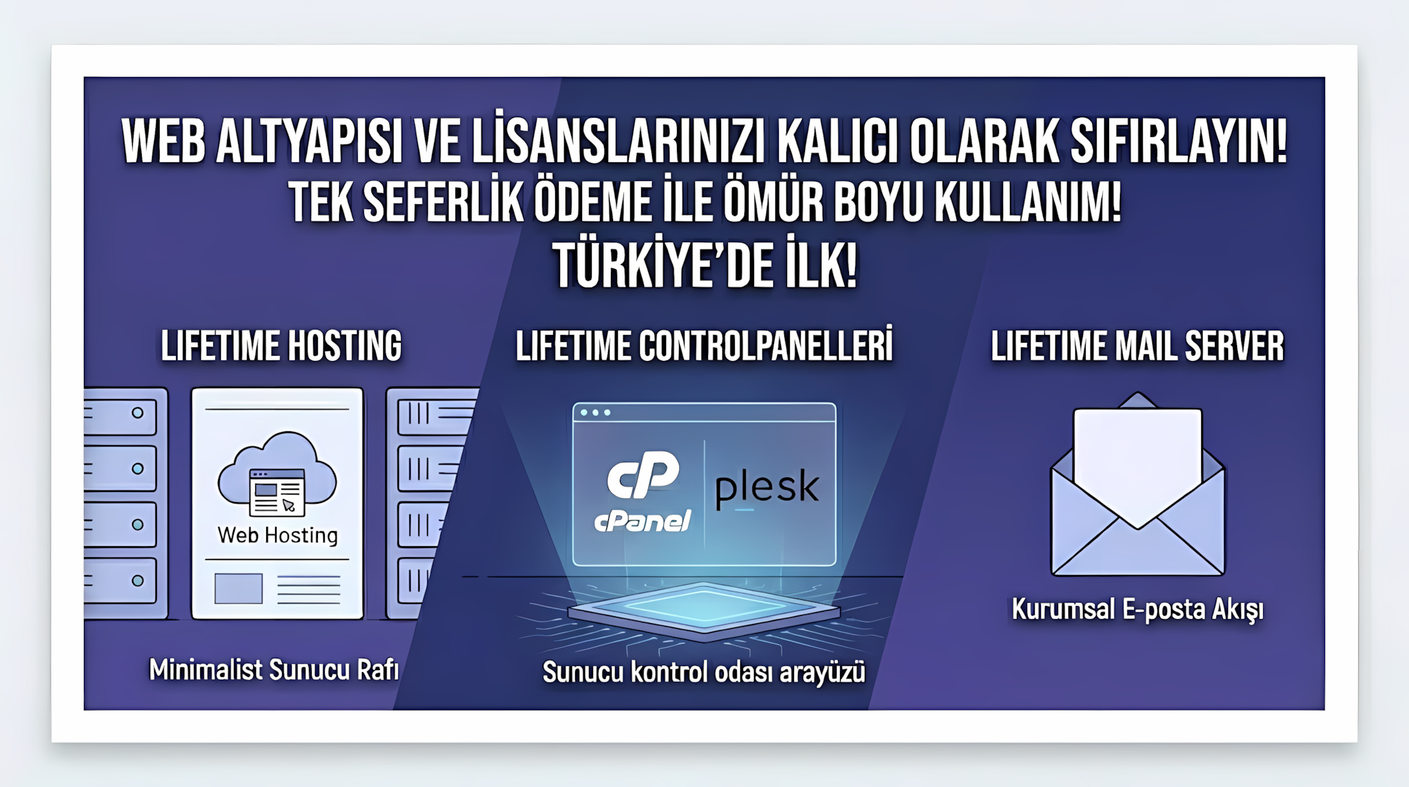 Web Projelerinizde Aylık Ödemeye Son - Türkiye’de İlk Ömür Boyu (Lifetime) Altyapı Dönemi - Verisunucu.net