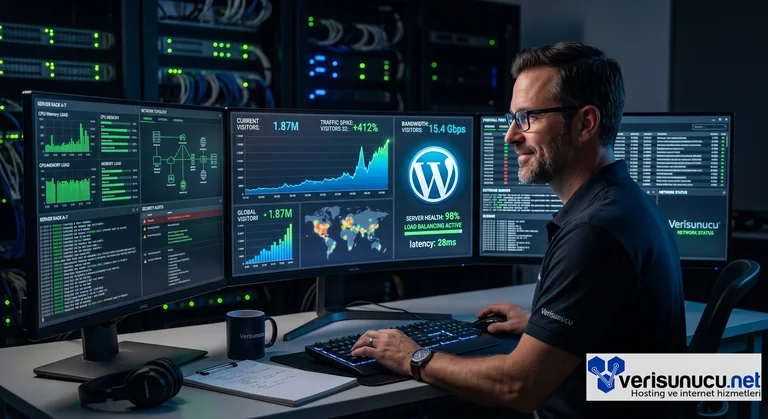 Yüksek Trafikli Siteler İçin WordPress Hosting Rehberi: Siteniz Ziyaretçi Akınına Hazır Mı? (2026)