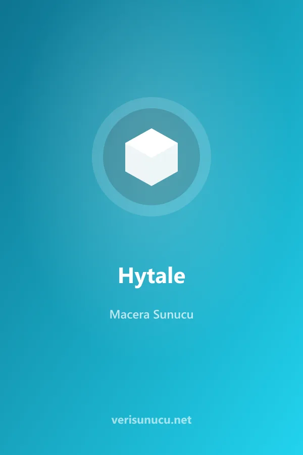 Hytale sunucu kiralama
