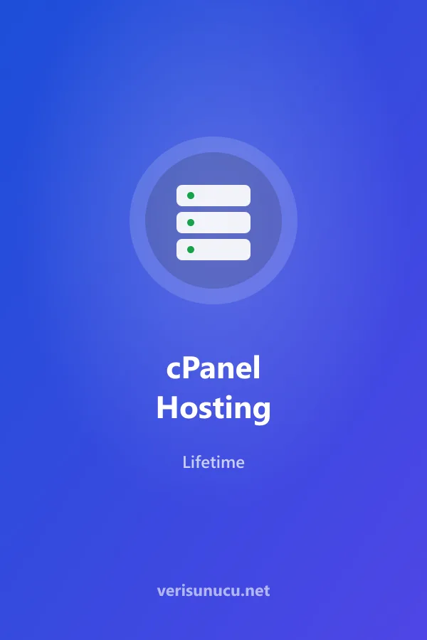 cPanel Hosting Lifetime sunucu